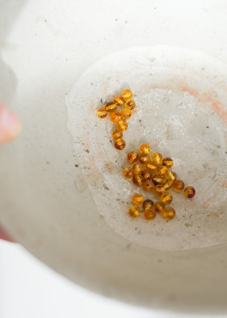 amber bolletjes kralen