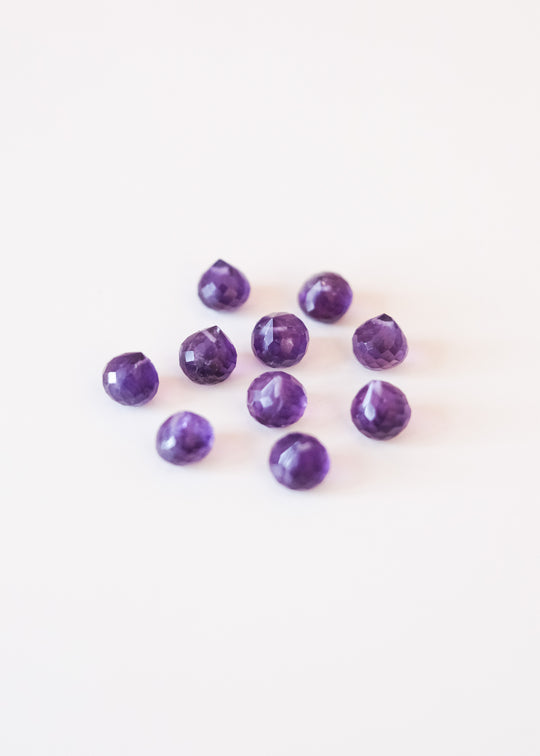 Briolette onion amethist