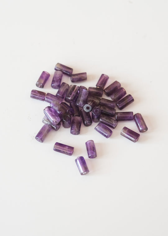 Kralen buisjes amethist