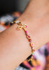 armband met miyuki bloemetjes
