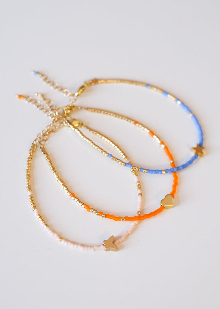 armbandje voor kinderen met vlinder