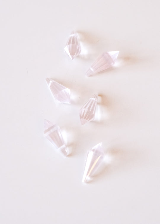 Briolette chandelier rozekwarts