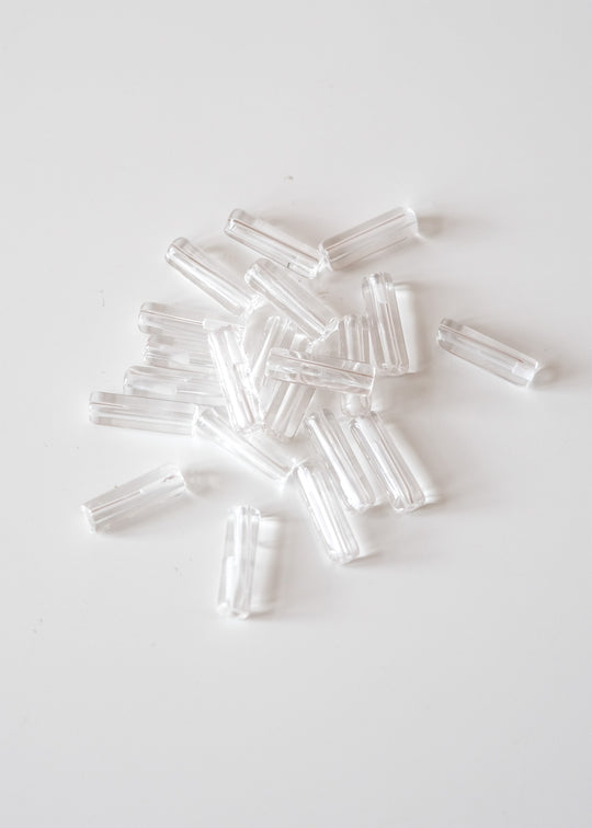 Kralen buisjes bergkristal