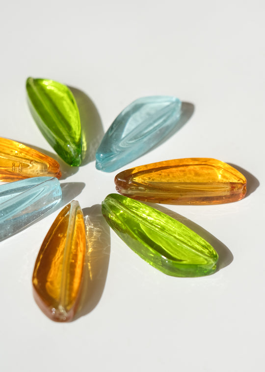 Murano druppel, amber