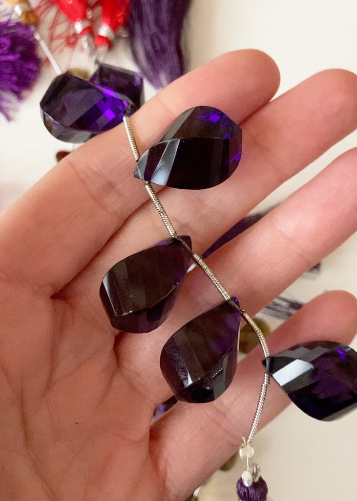 briolette twist paars