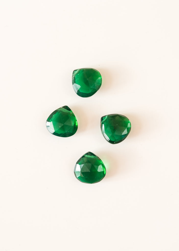 smaragdgroene briolettes