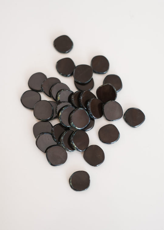 Onregelmatig rond 15 mm, chocoladebruin