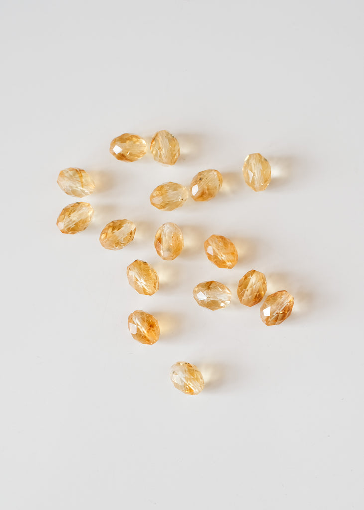 citrine kralen facetgeslepen