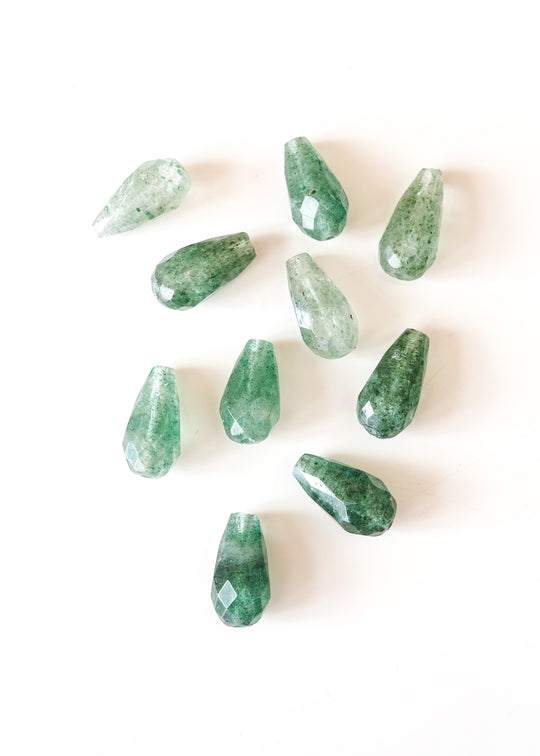 Druppels groene aventurijn