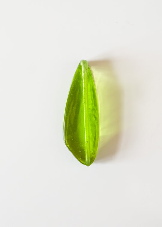 Murano druppel, erwtjes groen