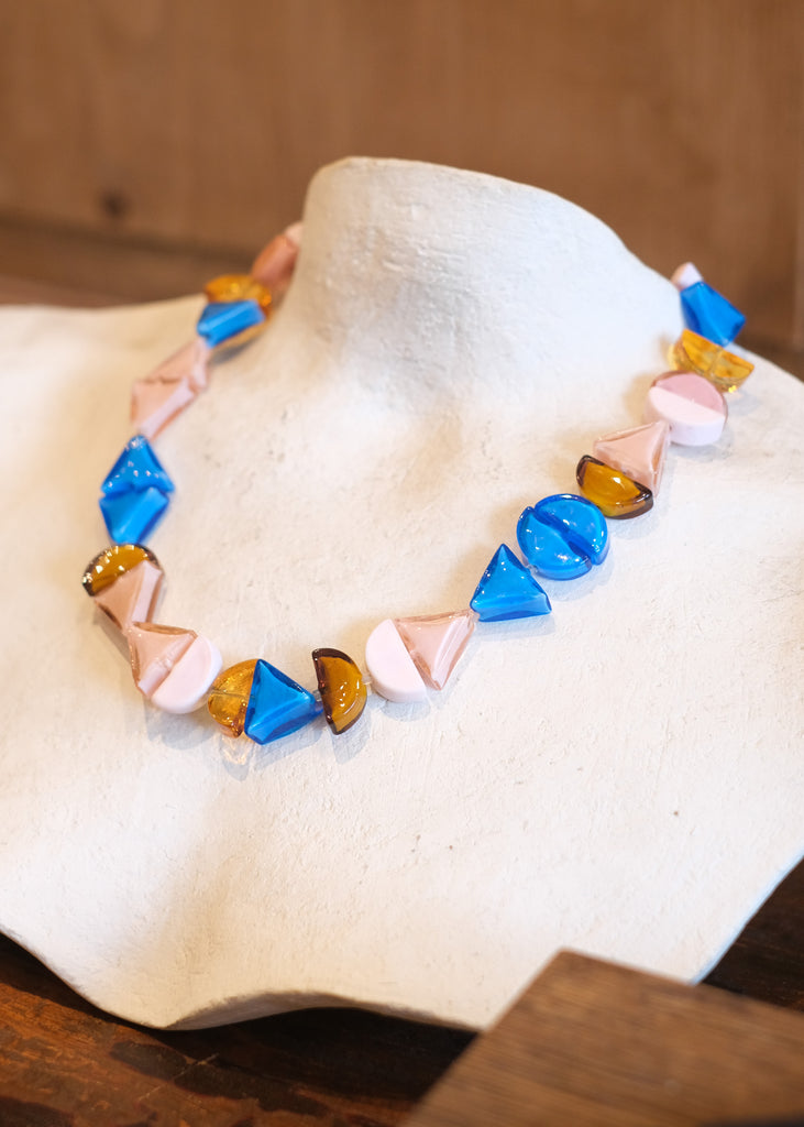 halsketting met muranoglas kralen