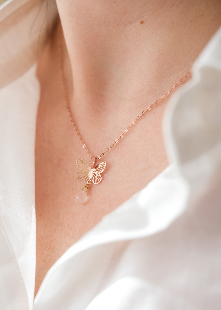 rose gouden ketting