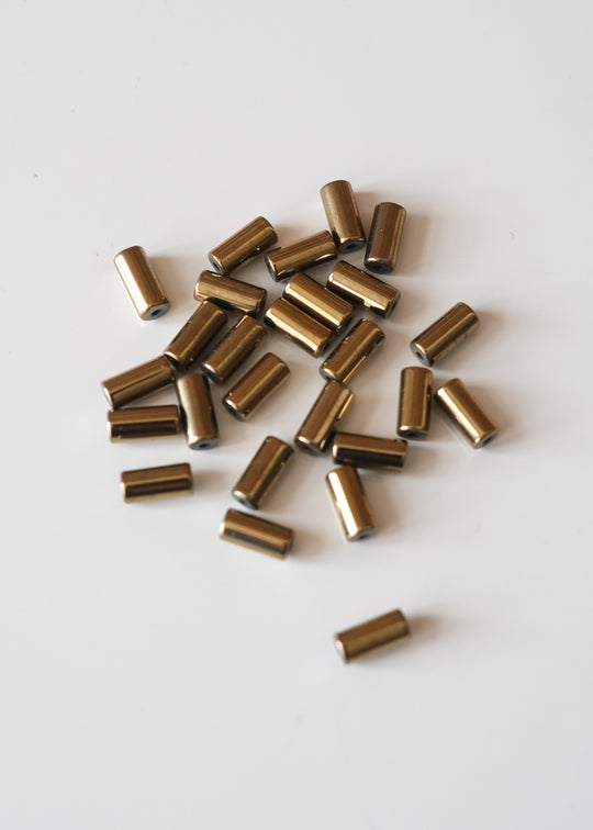 Kralen buisjes hematiet