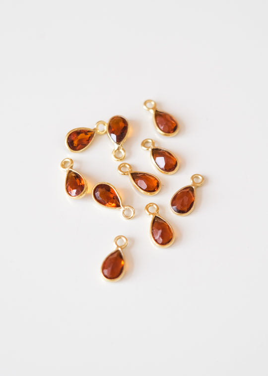 Bedel druppeltje honingkwarts, verguld