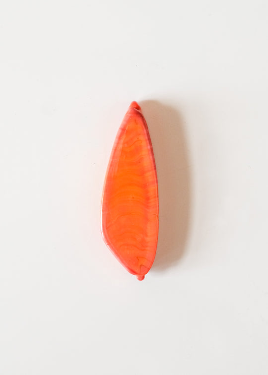 Murano druppel, koraalroze