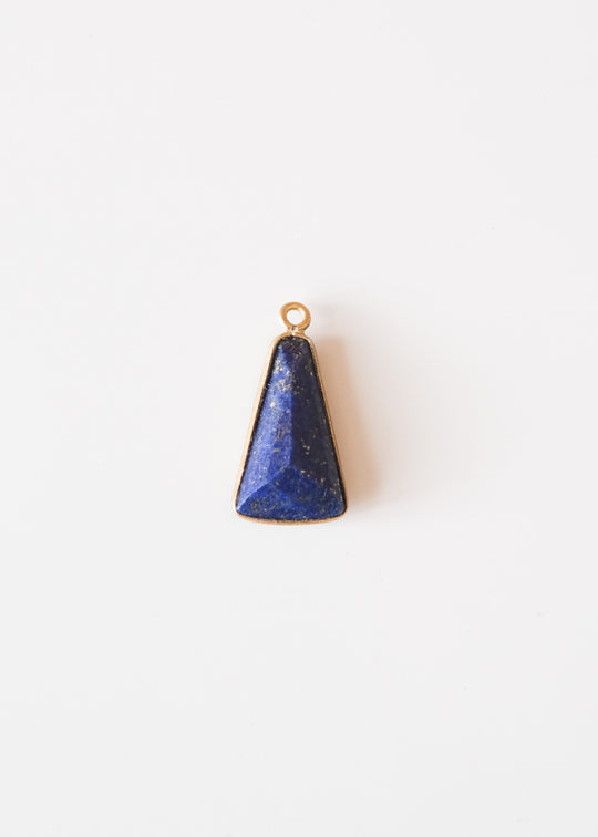 Hanger waaier lapis lazuli, verguld