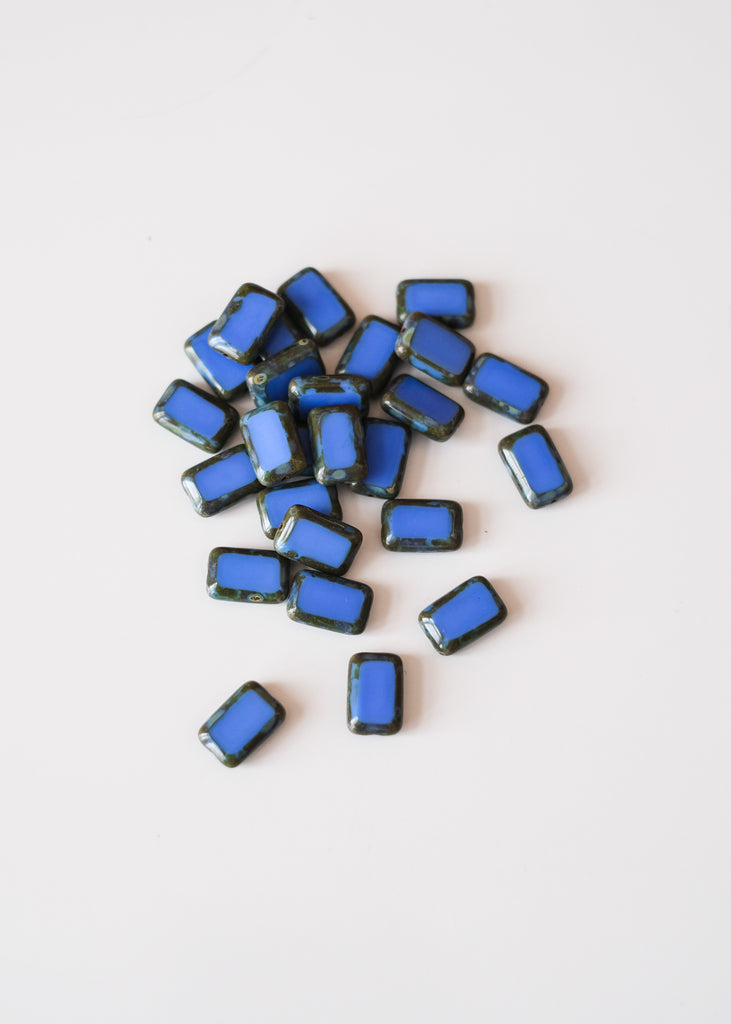 lavendelblauwe glaskralen