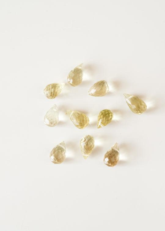 Briolette lemon kwarts