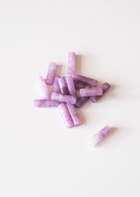 Kralen buisjes lepidoliet