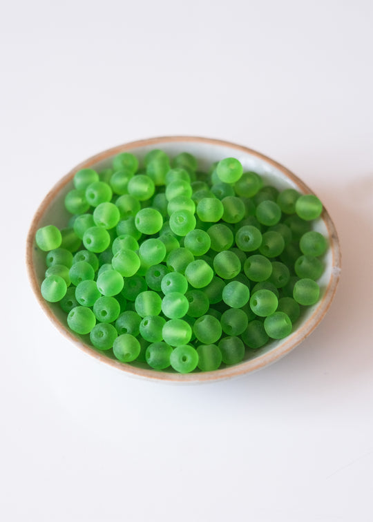 Mat bolletje 6mm, groen