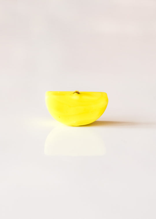 Murano halve maan, fel geel