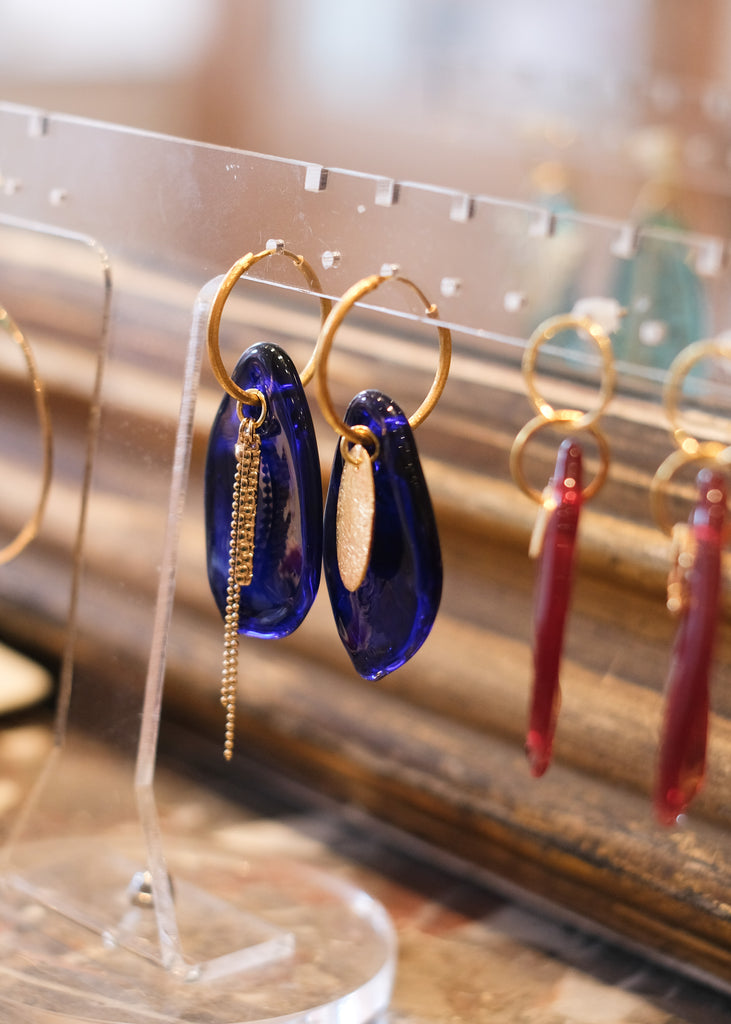 muranoglas hanger kobalt