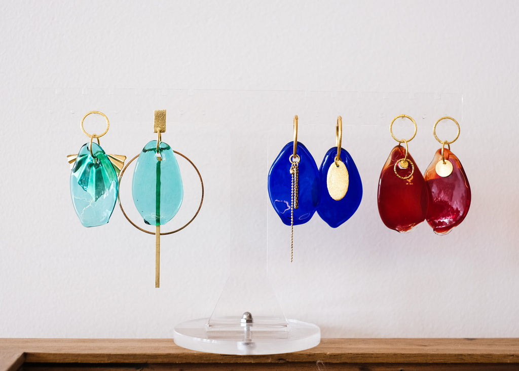 oorbellen met muranoglas