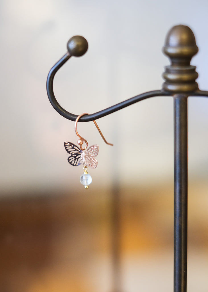 oorbellen voor kinderen met vlindertje