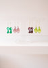 oorhangers met vintage paarse muranoglas kraal