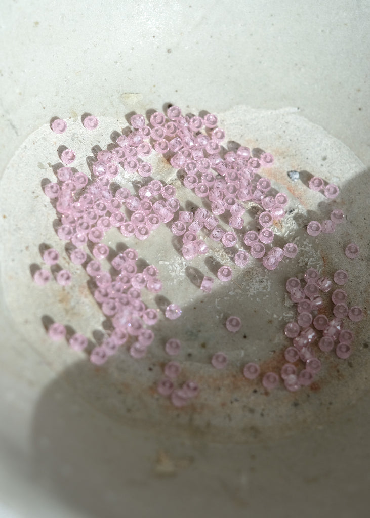 roze zirkoon kraaltjes