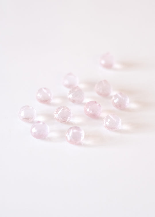 Briolette onion rozenkwarts