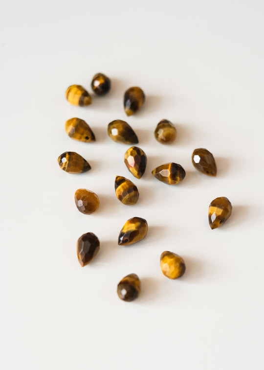 Tijgeroog briolettes