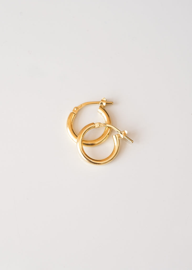 gouden hoop earrings