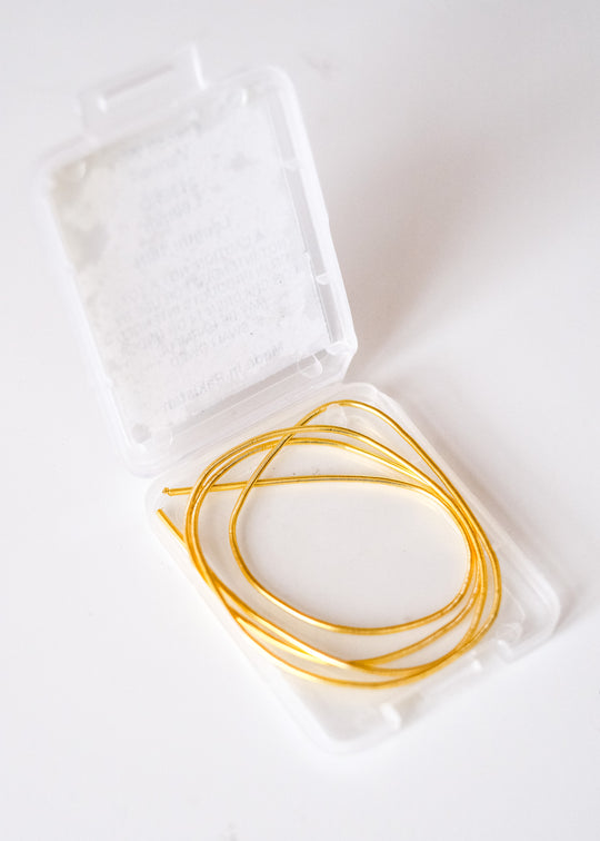 Spiraaldraad verguld, dun