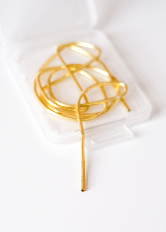 Spiraaldraad verguld, dik