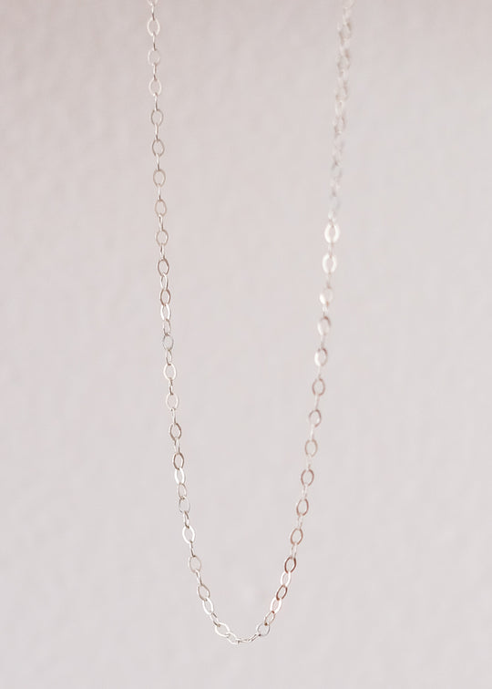 Ketting zilver ovalen schakel