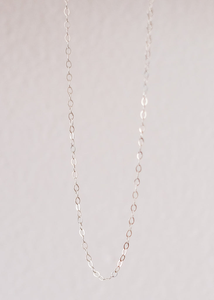 zilveren schakelketting