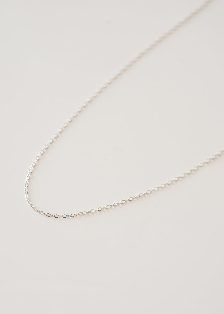 zilveren schakelketting