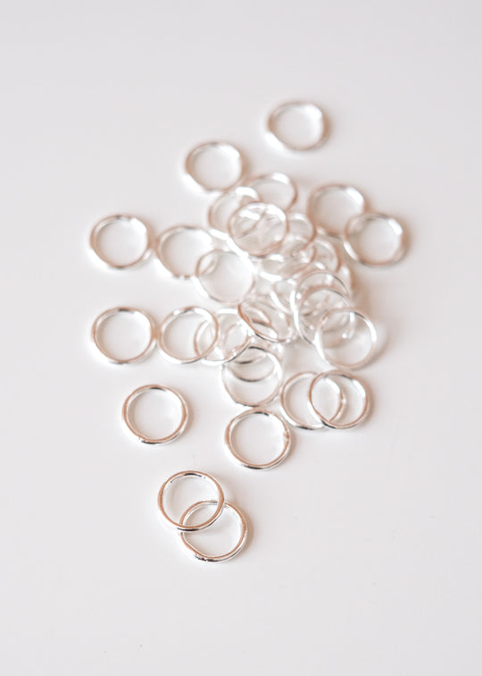 Gesloten ringetje zilver, 9 mm