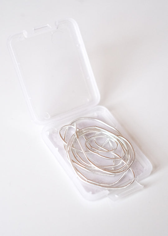 Spiraaldraad zilver, dun