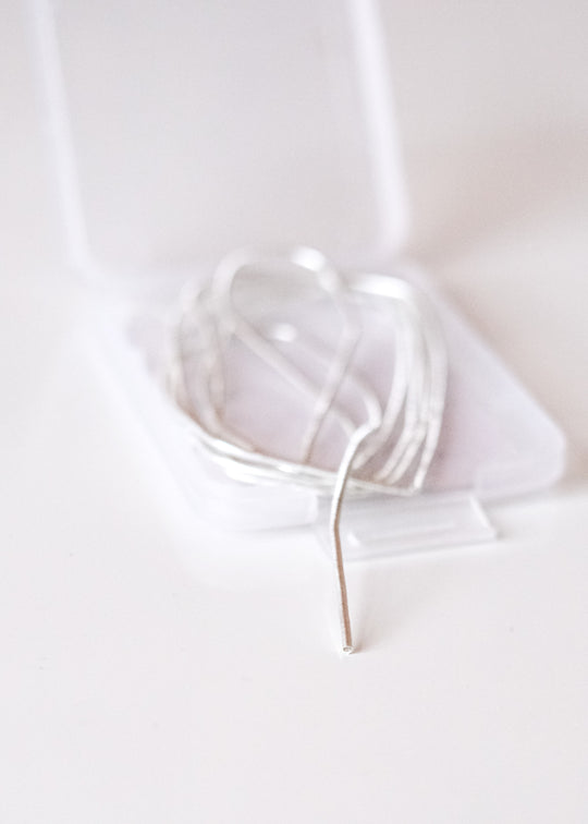 Spiraaldraad zilver, dik