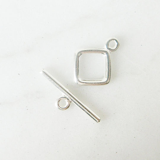 Vierkant OT-slot zilver