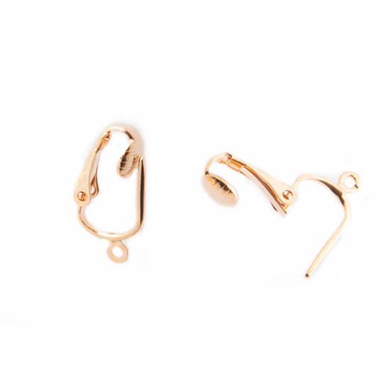 Clips met oogje, verguld