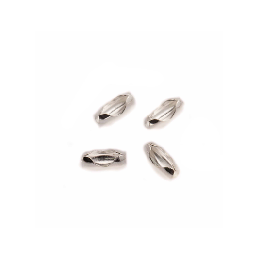 Sluitstuk voor bolletjesketting, zilverkleurig