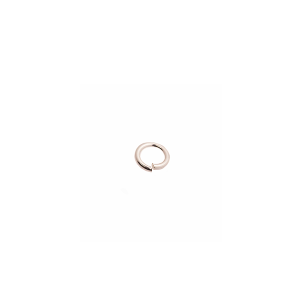 open zilveren ringetje 4,5 mm
