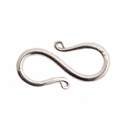 S-sluiting zilver groot