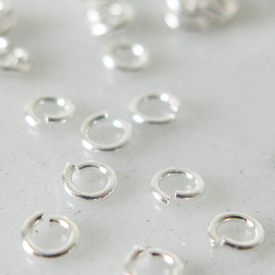 Open ringetje mini zilver