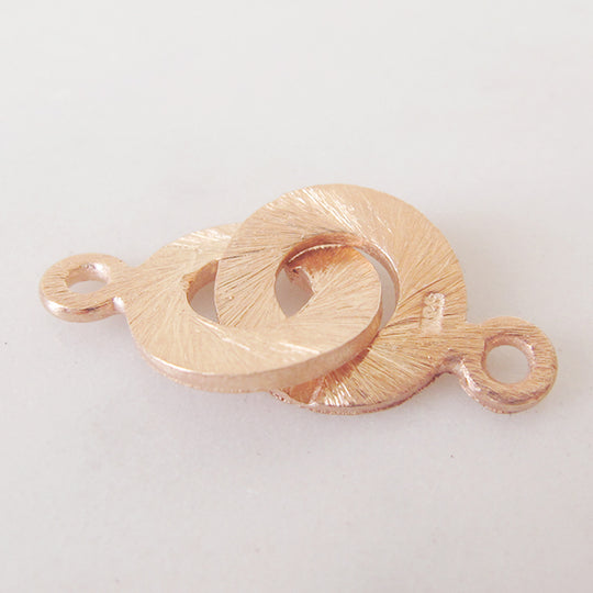 Designsluiting roze verguld