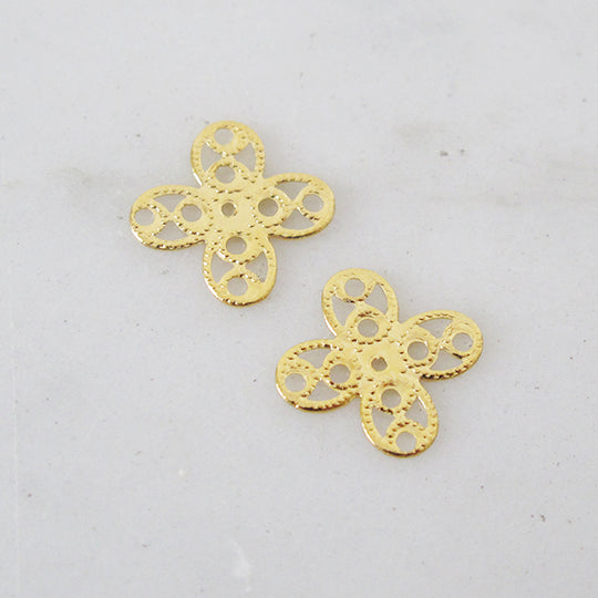 Vintage linkje filigraan bloem