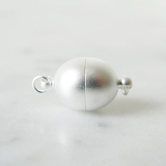 Magneetsluiting, verzilverd mat